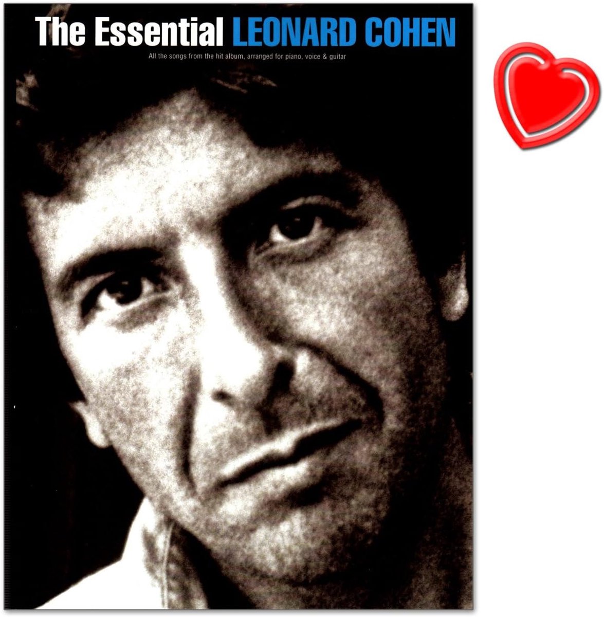 Zangboek Leonard Cohen - Essentiële collectie - Piano, zang en gitaar - Persoonlijke selectie van levensliederen - ShopVlot