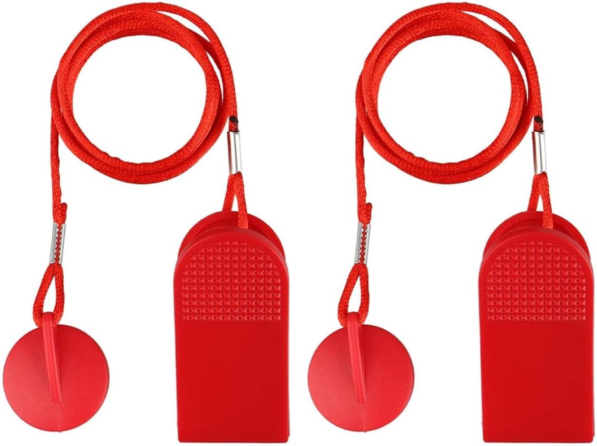 2 stuks veiligheidssleutel loopband noodstop universele magneet veiligheidssleutel