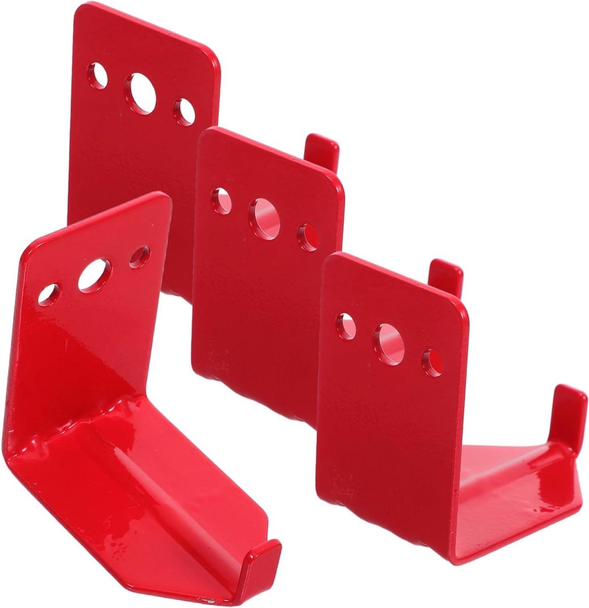 Brandblusser Houder - Bevestiging Beugel - Veilige Opslag - Stevige Constructie - 4 Stuks - Rood