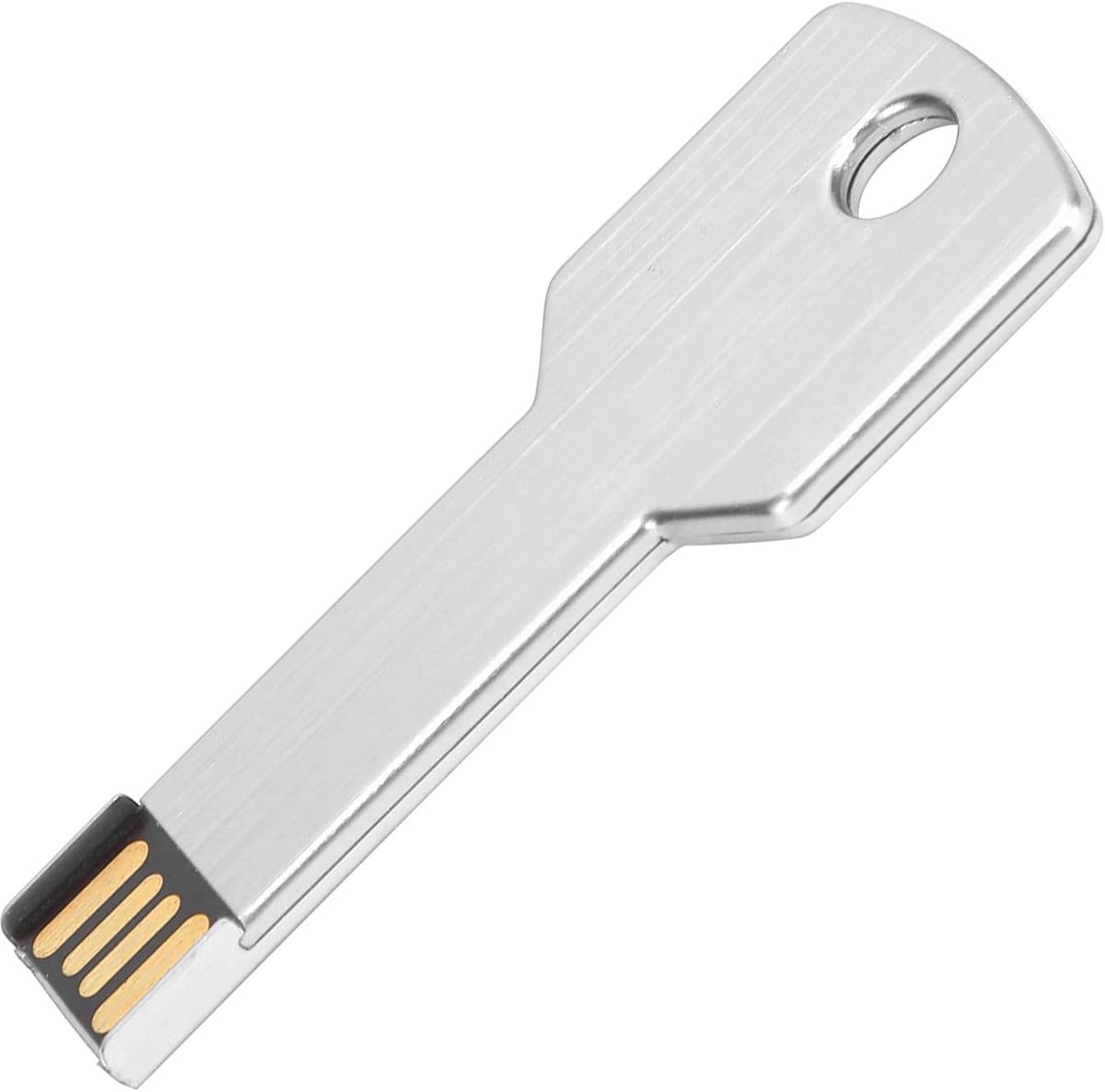 Shape USB Flash Drive, Silver Thumb Drive 8GB-64GB, Memory Stick Expansion Disk, voor Computergebruik(64 GB)