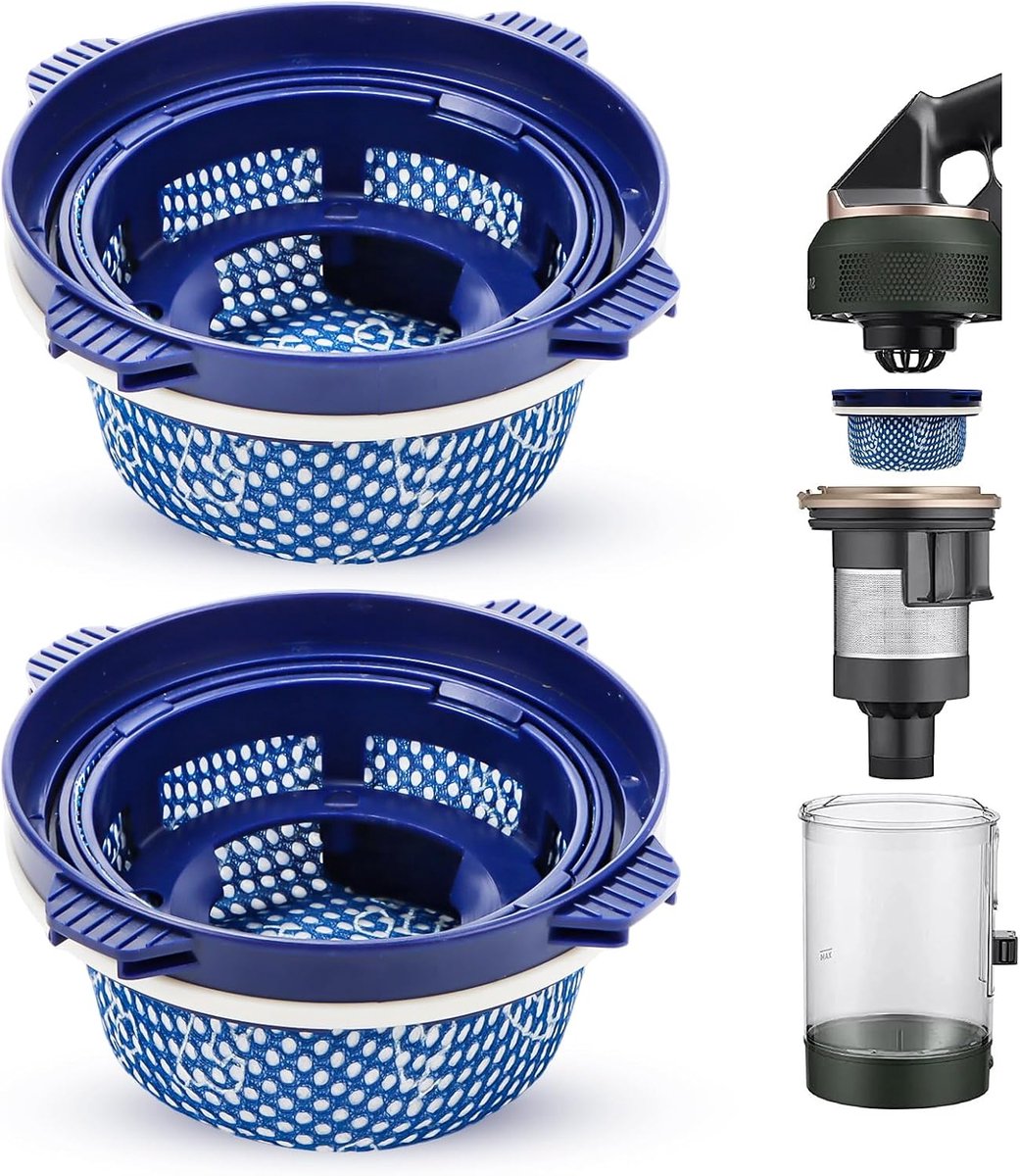 Filters voor Samsung Jet 75 70 75+ 60 90 VS9000RL, vervangingsfilter compatibel filter geschikt reservefilter accustofzuiger DJ97-02649A, micro handheld draadloze stofzuigerfilters beste