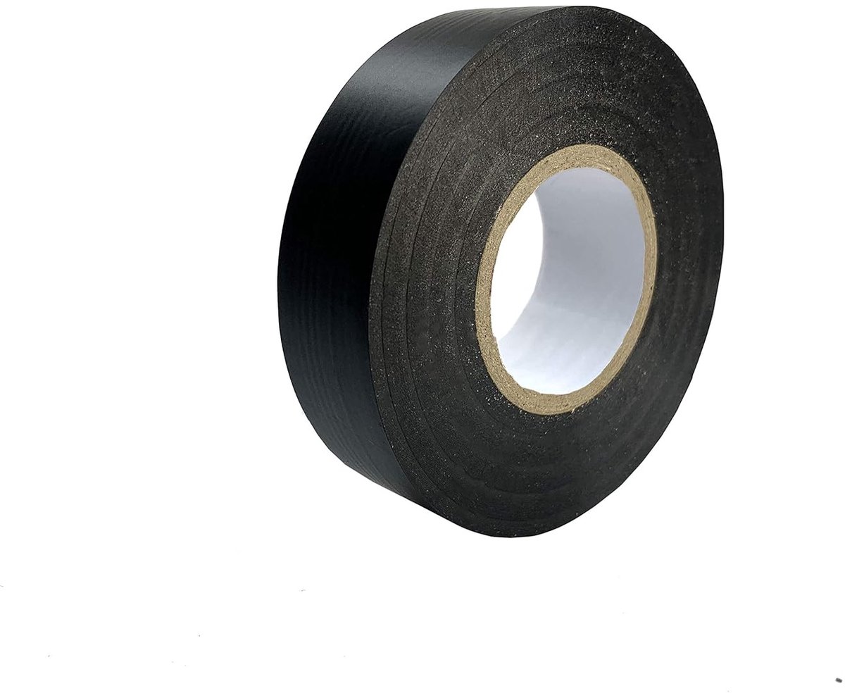 15 mm x 20 m, sterk klevende elektrische isolatietape van pvc-affertape, waterdicht, vochtbestendig, niet geleidend, uv-bestendig (zwart, 1)
