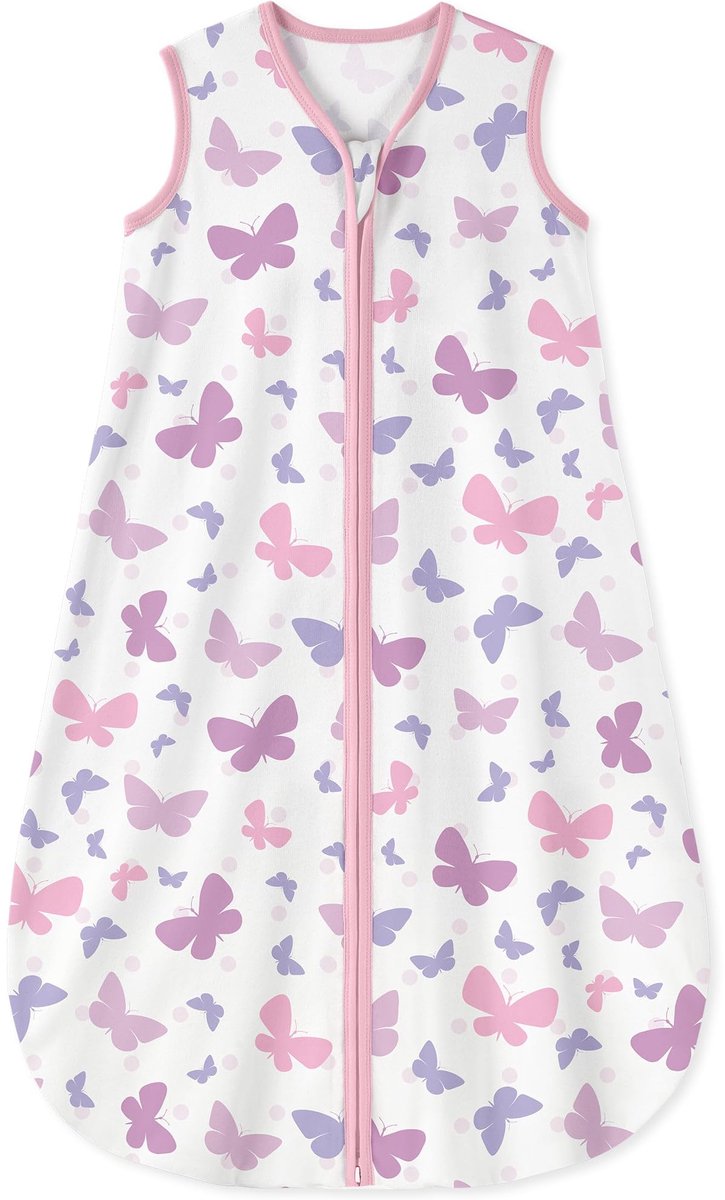 Babyslaapzak voor de zomer 0,5 TOG - 78 cm/100% katoen - zomerslaapzak voor jongens en meisjes - comfortabel slapen - ShopVlot