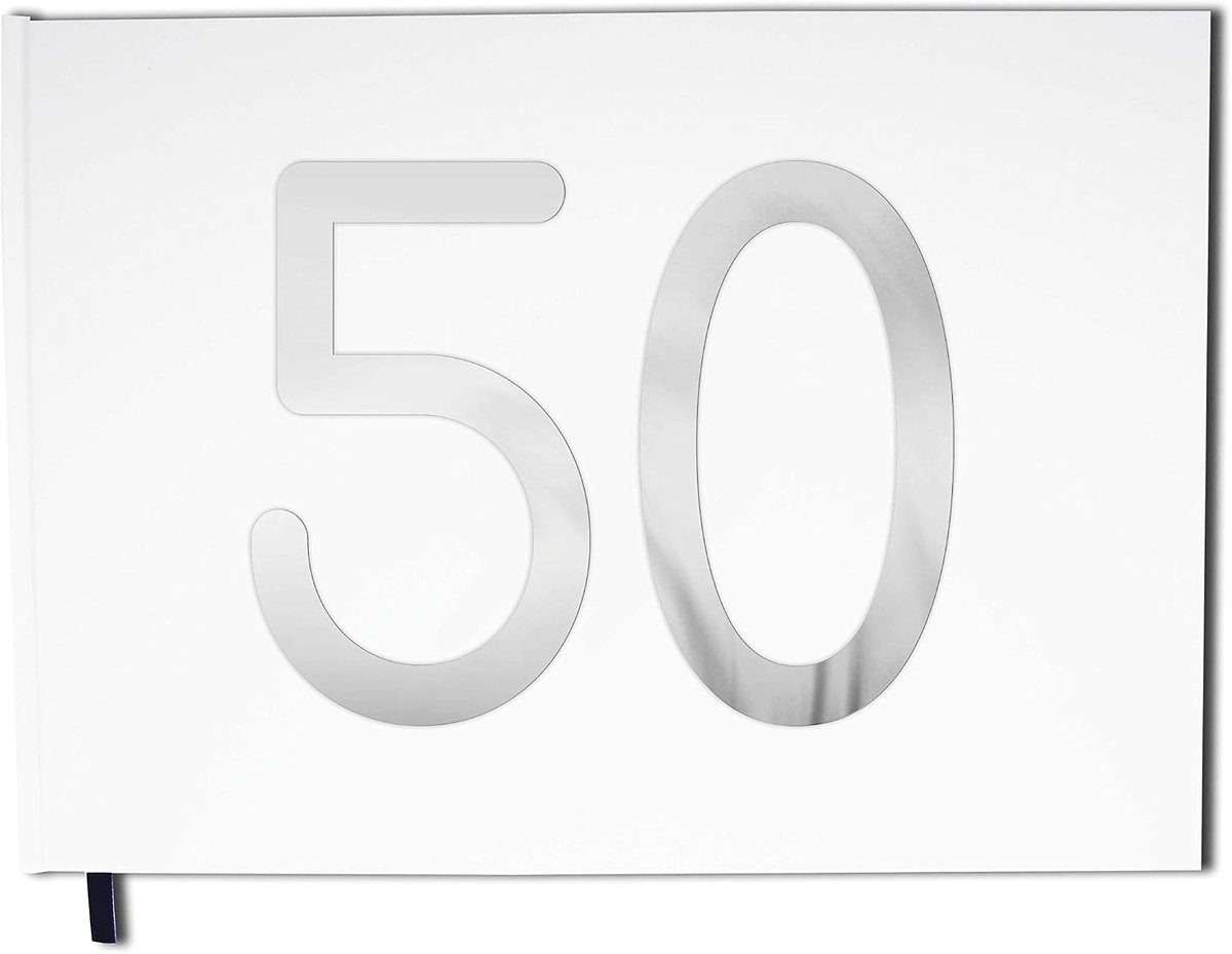 Gastenboek 50 jaar - landschap - matte kaft - premium kwaliteit voor herinneringen - ShopVlot