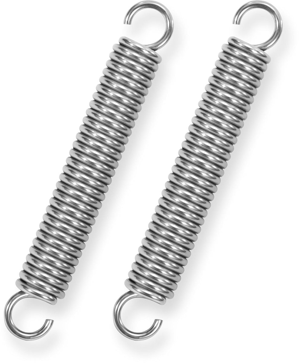 Trekveren met haken 80 mm - RVS - Roestvrij en corrosiebestendig - Ideaal voor diverse toepassingen - ShopVlot