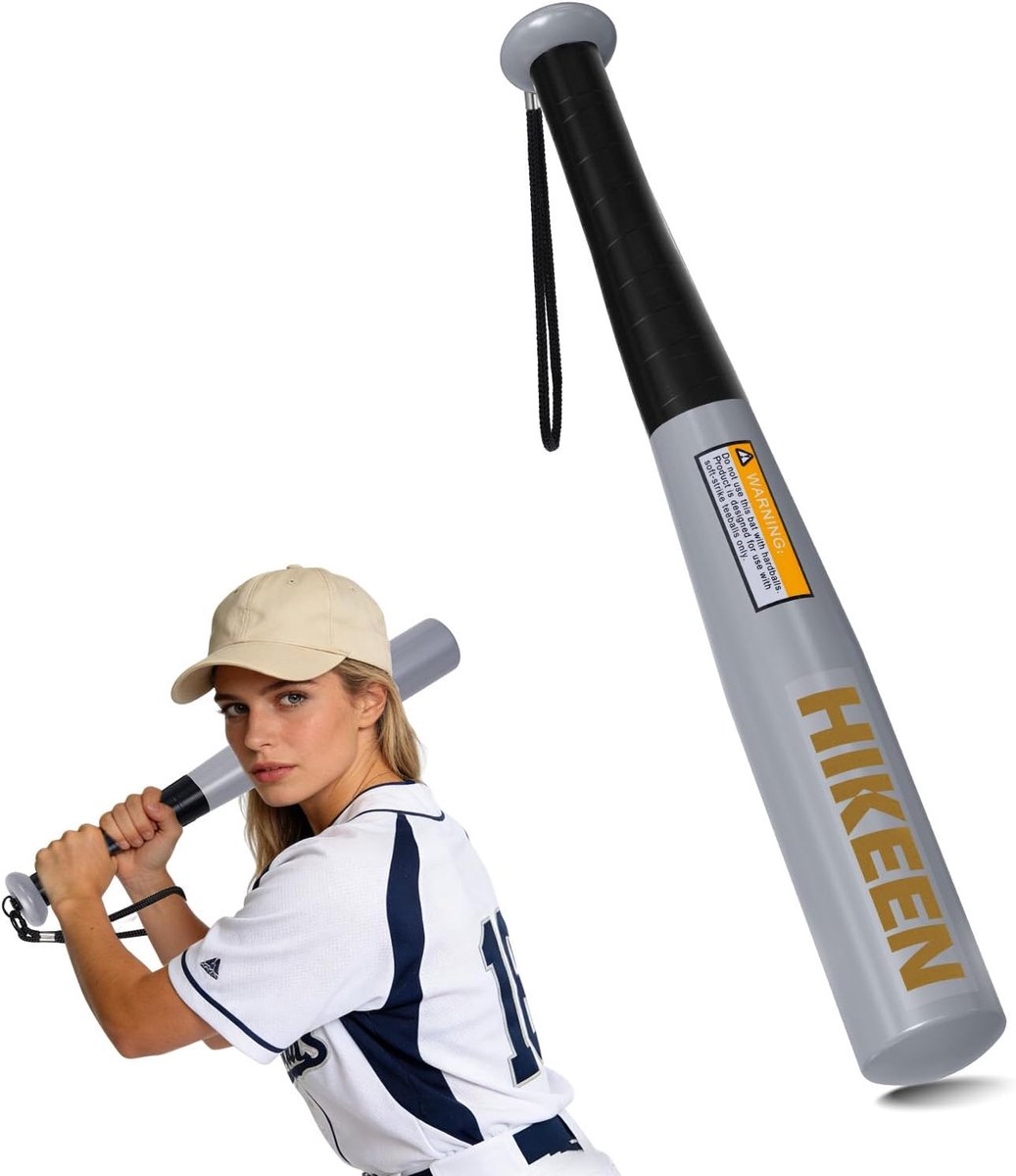 Baseball bat met antislip grip - paracord polsband - ideaal voor training - ShopVlot
