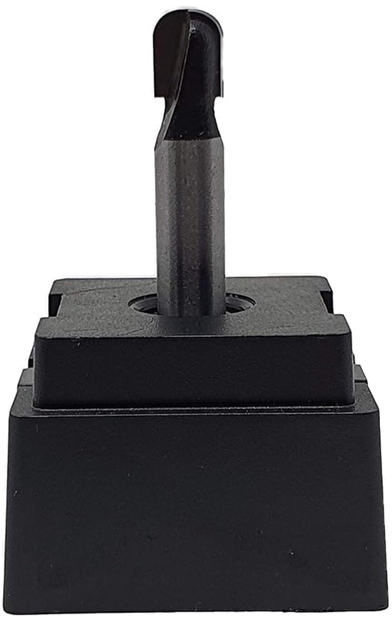 Holle freeskop 8 mm - HM 2 snijders - radius 4 mm - geschikt voor CNC frezen - ShopVlot