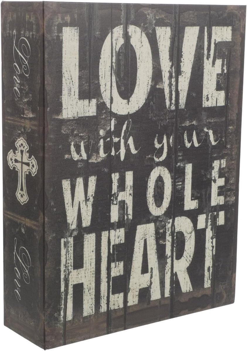 Decoratieve Boekenkluis - Geheime Opslag - Waardevolle Spullen Beveiligen - Combinatieslot - 26.5 cm Lengte - Meerkleurig