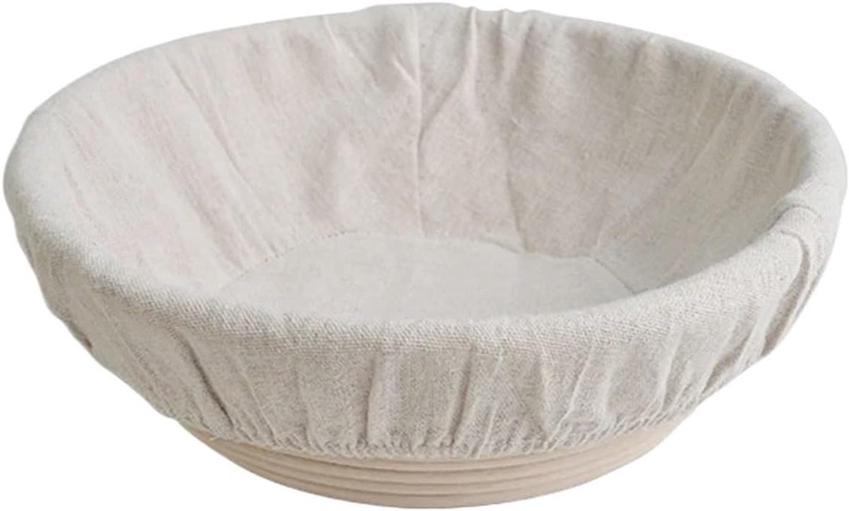 Rijsmand Brood - Gistmand Deeg - Brood Bakken - Natuurlijk Wilgenhout - 18 x 9 cm - Houtkleur