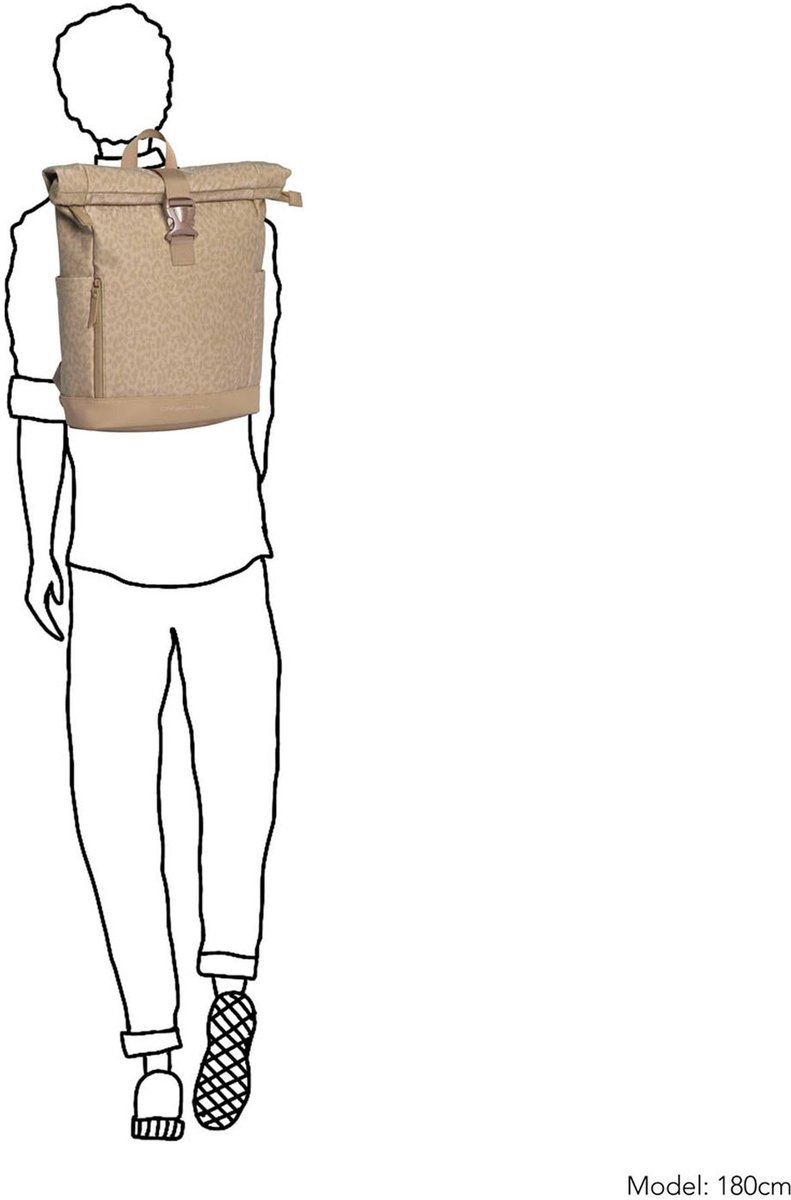 Daniel Ray Goodhouse Rugzak L - rolltop sluiting - khaki