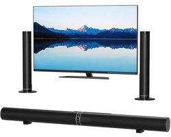 Tv-luidspreker - Geluidsinstallatie - Films en games - 2-in-1 ontwerp - 100 W - Zwart