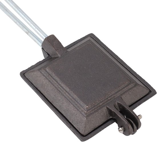 Sandwich Bakvorm - Boterham Pan - Ontbijt Maken - Gietijzeren Kwaliteit - 53x11 cm - Zwart — afbeelding 4