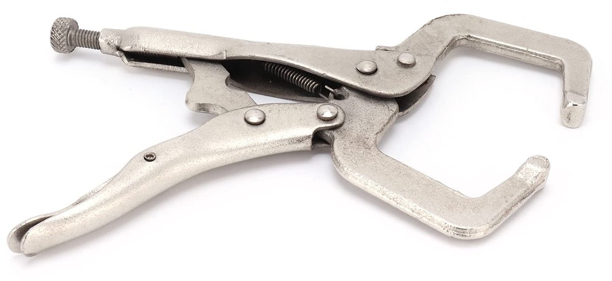 Dailygoods- C-klem met vergrendeling - verstelbare druk - gelegeerd staal - 170 mm - 220 g - geschikt voor houtbewerkers