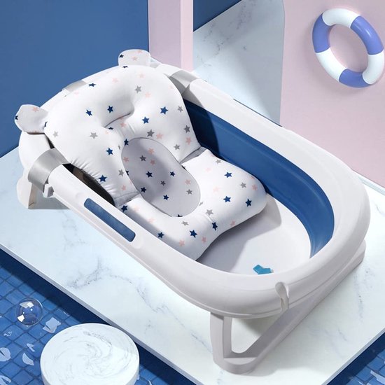 Babybadmat, voor pasgeborenen, badzitje voor pasgeborenen, babybadkussen, babybadkussen, voor pasgeborenen, voor baby's van 0-18 maanden van Maltex Baby — afbeelding 3