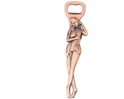 Dailygoods - ARFUKA Flesopener Bier Flesopener Retro Schoonheid Vormige Soda Drank Bier Flesopener Vrouwen Mannen Gift voor Bruiloft Kerstmis en Verjaardag