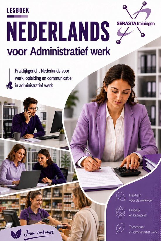 Nederlands voor administratief werk Niveau A0 - A1 Lesboek - cover