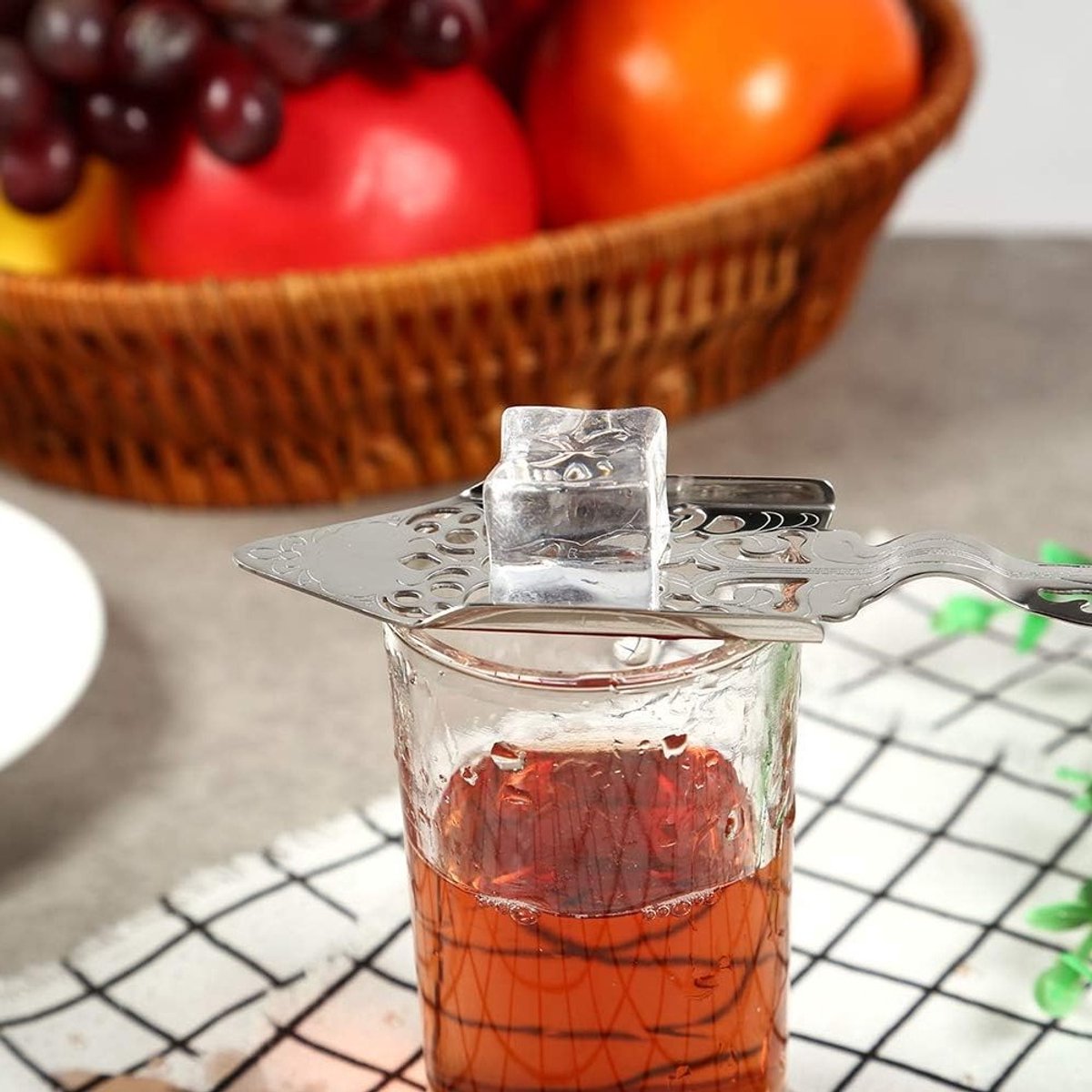 RVS Absintlepel voor het Perfect Serveren van Absint, 5 Variaties, Cocktail Accessoire en Drinkfilter