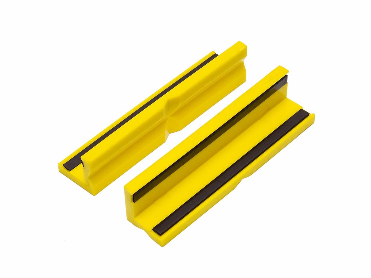 SnelShoppen - WABECO kunststof beschermende bekken 150 mm - magnetisch voor werkbank, bankschroef, werkplaats, gereedschap, multifunctioneel, duurzaam