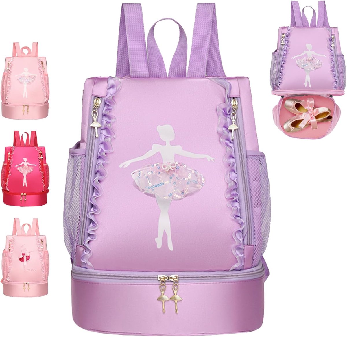 SnelShoppen - Gymtas met trekkoord, waterdichte kindersporttas, boodschappentas voor zwemmen, strand, sport, school, 40L, blauw, multifunctioneel