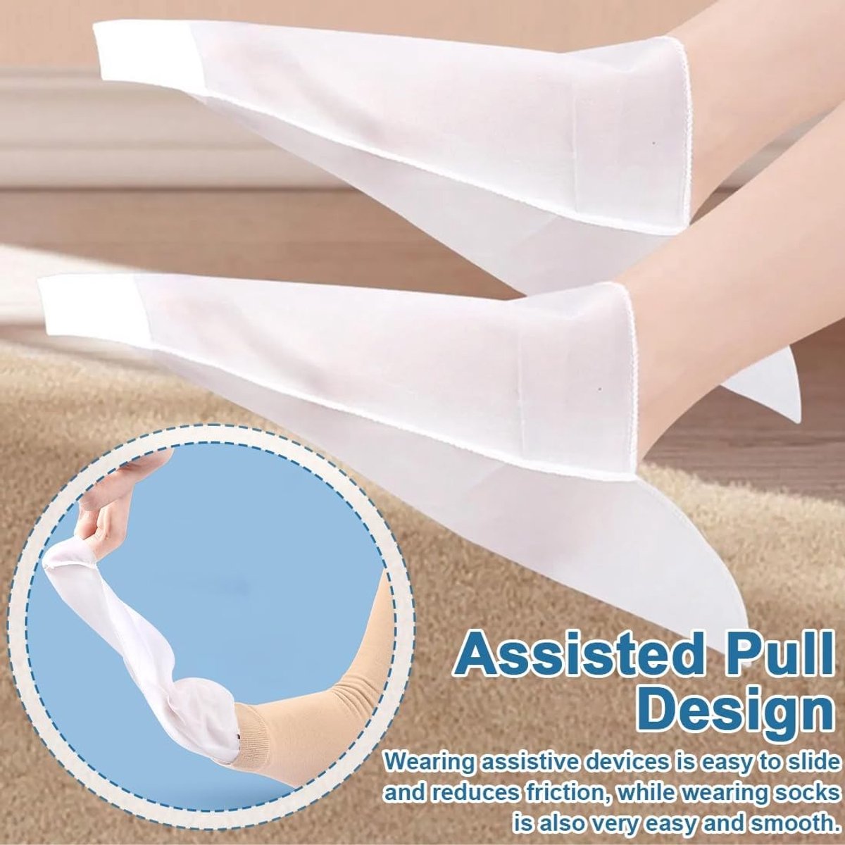 Comfortabele Open Toe Compressiekousen, 4-Pack, Ideaal voor Voetondersteuning en Vermindering van Zwelling, Versterkt Bloedcirculatie en Vermindert Vermoeidheid