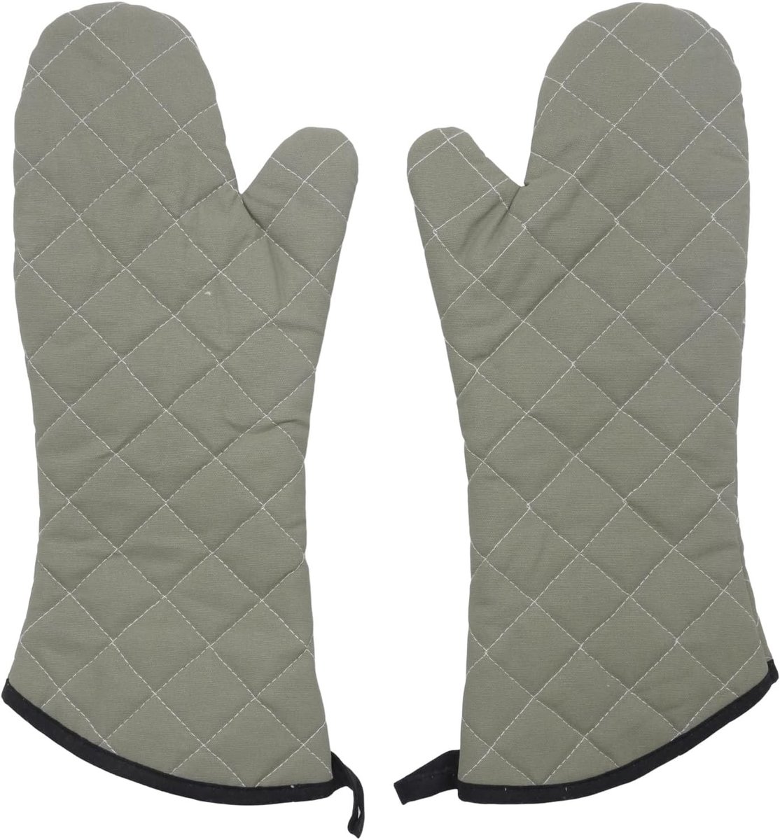 60 cm lange hittebestendige katoenen ovenhandschoenen voor industriële ovens en grillbescherming, 1 paar