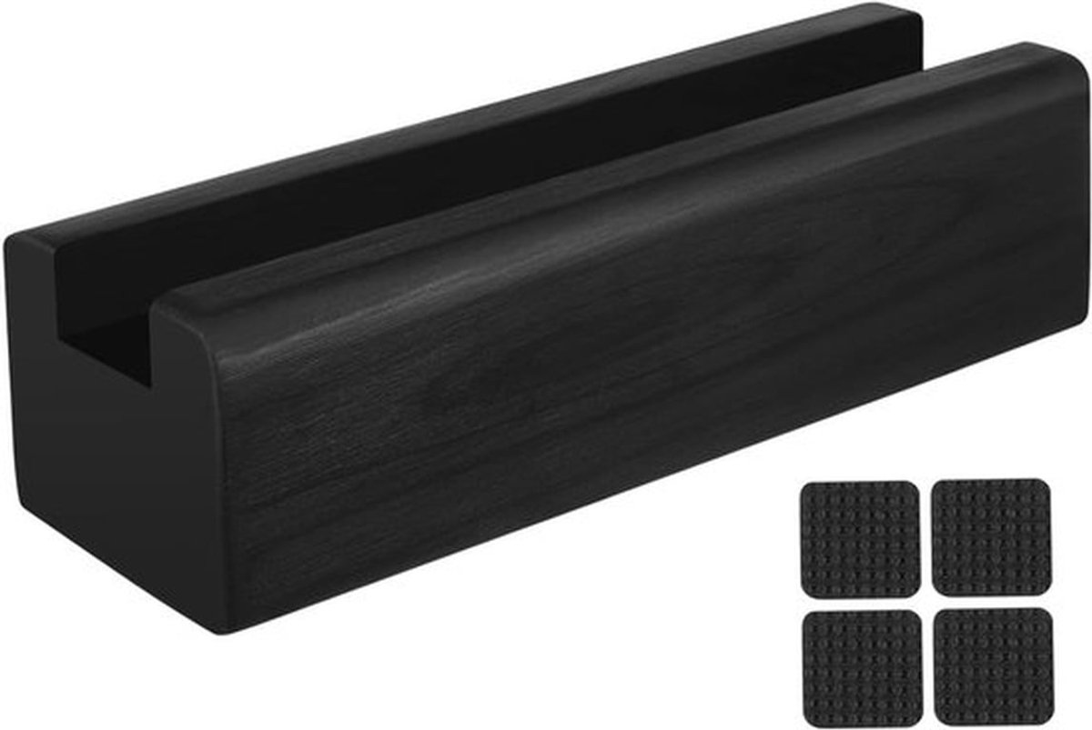 Luxe lichtgewicht vloerspiegel met houten standaard en antislip basis voor stabiliteit en