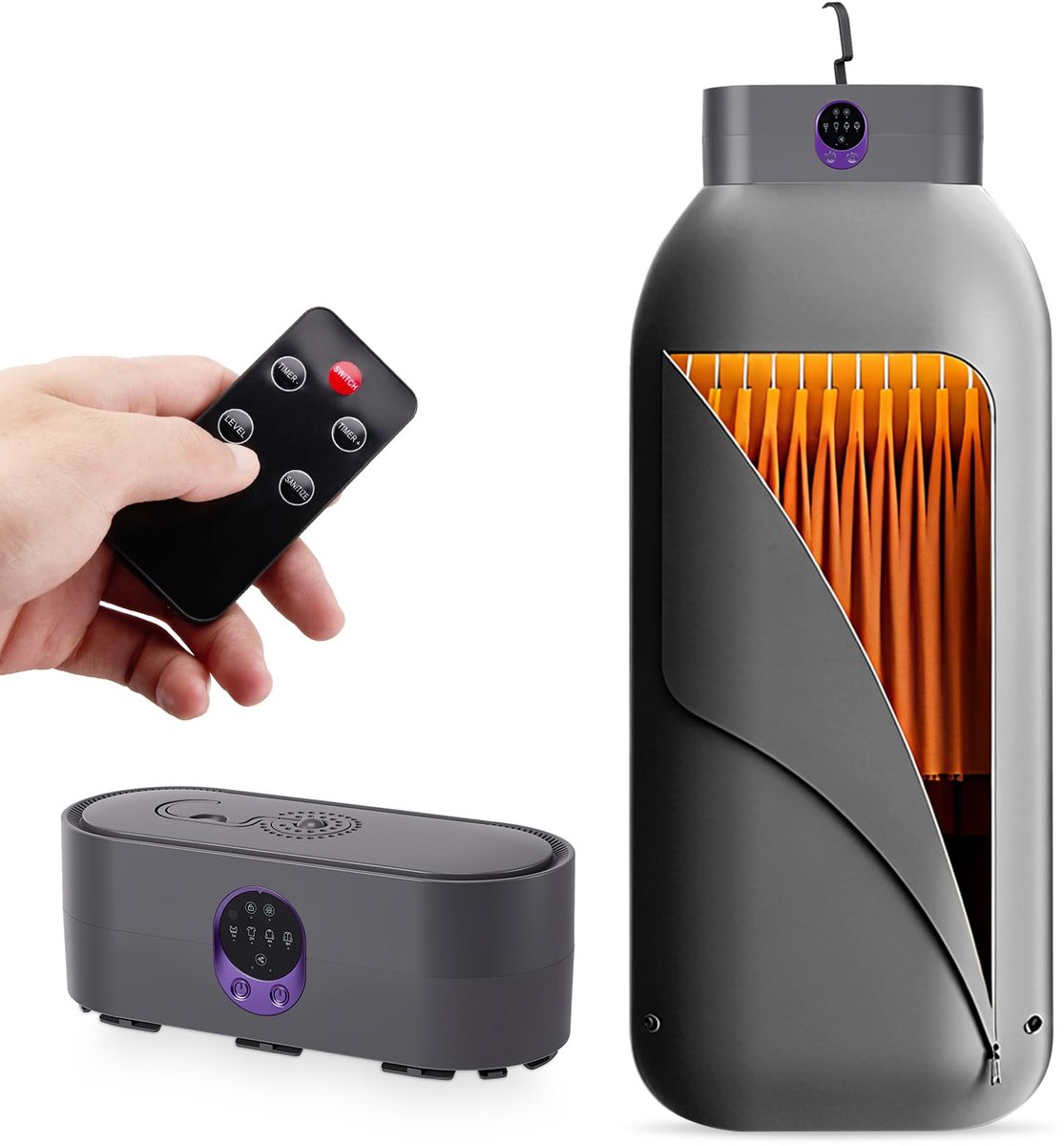 SnelShoppen - LIFEJXWEN Mini wasdroger Draagbaar 2025 Upgrade met KI-Technologie, XXL Capaciteit voor 11-20 Delen, 4 Droogprogramma's, Stil (16dB), En