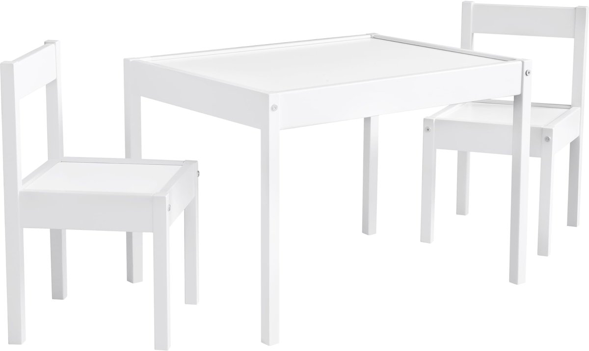 SnelShoppen - Baby Relax Tafel en Stoel Set voor Kinderen - Kindermeubels - Verstelbaar - Hout - Geschikt voor Binnen en Buiten - Speelgoed - Meubilai