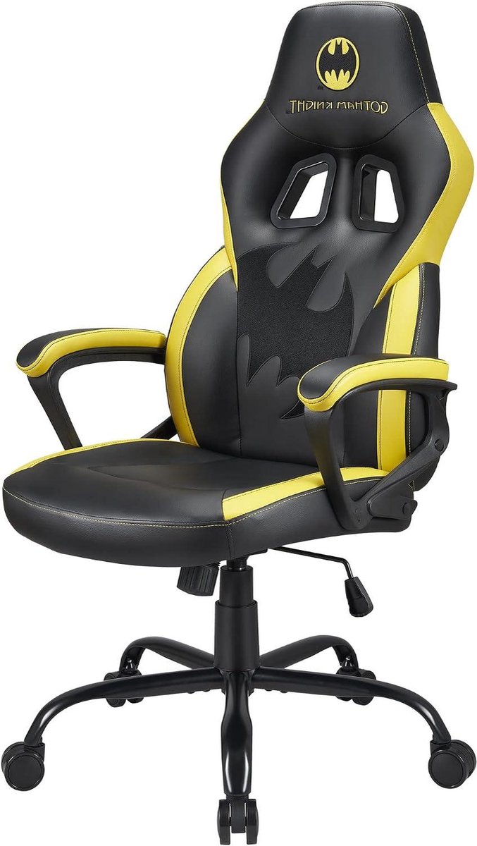 Gamingstoel XL - Ergonomische stoel - Comfortabel gamen - Kuipstoel design - 68 x 64 x 129 cm - Zwart — afbeelding 2