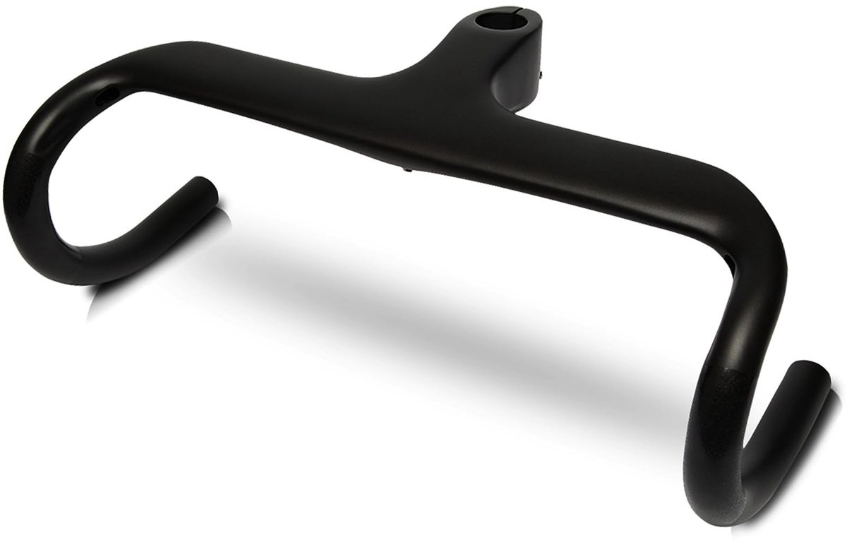 SnelShoppen - RXL SL Gravel Stuur Carbon Geïntegreerd 1-1/8" - Mat Zwart - 420-110mm Volledige Innerlijke Routing voor Fietsen