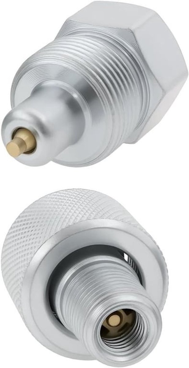 2 stuks 1/4" NPT Hydraulische Snelsluiting voor Trekcilinders en Hydraulische Pompen - Duurzaam en Betrouwbaar voor Efficiënt Gebruik