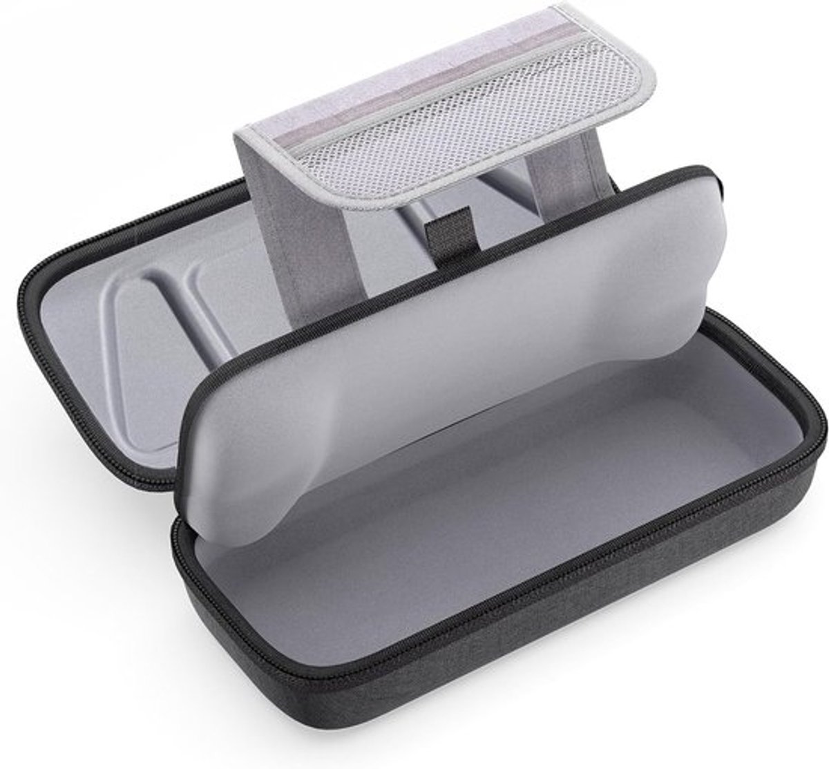 Draagbare Beschermende Hard Shell Tas voor Steam Deck en ROG Ally met Oplaadfunctie, Ideaal voor Reizen en Opslag van Accessoires