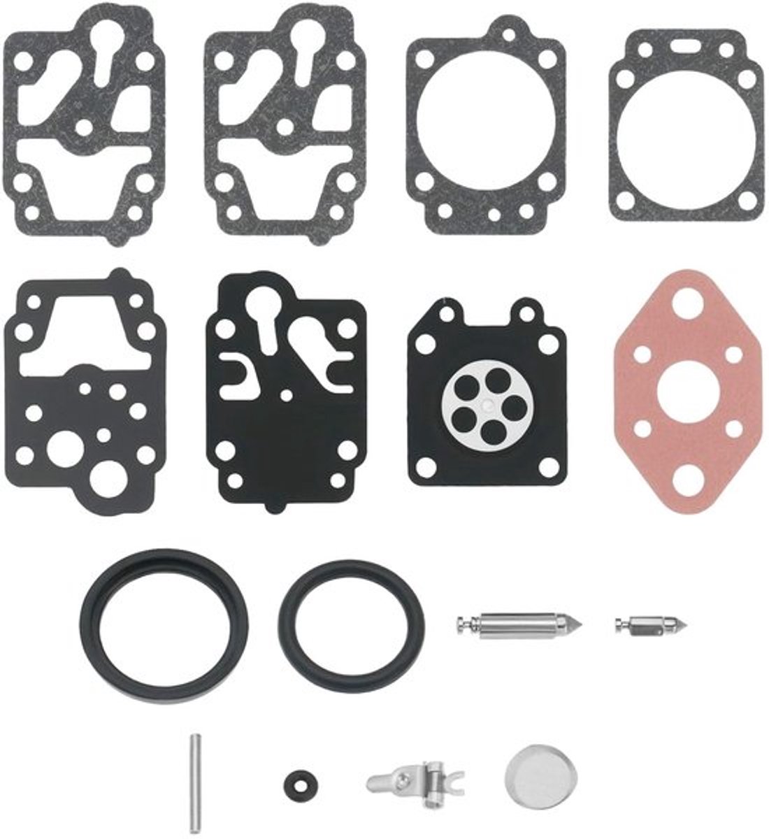 Carburateur Reparatieset K20-WYL - Carburateur Ombouwkit - Compatibel met Makita/Husqvarna/Echo - Vervangt 753-1225/753-04296 - Geschikt voor diverse modellen - Inclusief meerdere compatibiliteiten