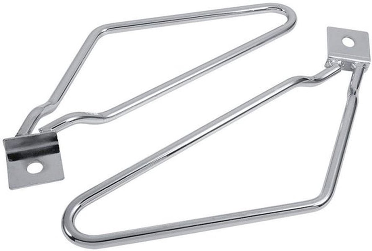 Zadeltassen Beugel Set - Stevige IJzeren Beugels - Corrosiebestendig - Voor XL883/1200 HD1450/1584 - Inclusief Bouten/Sluitringen - Duurzaam en Praktisch - Motorfiets Beugels
