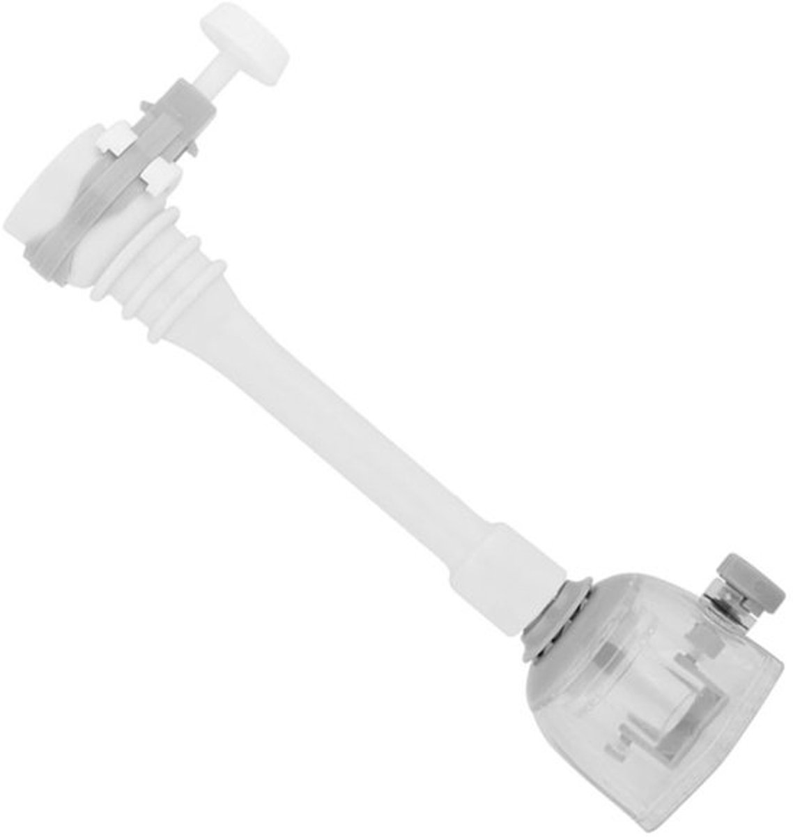 Kraanverlengstuk 18cm - Flexibele Slang - 360° Rotatie - Waterbesparend - Spatvrij - Hoogwaardige ABS Materialen - Kraanaccessoire