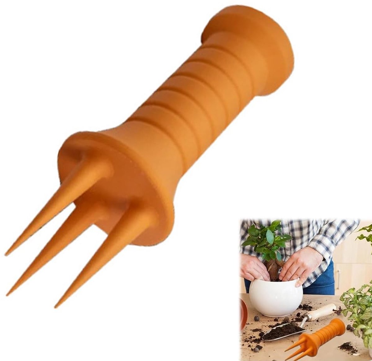 Solidchoice - Handmatige Grondventilator voor Tuin met Ergonomische Handgreep