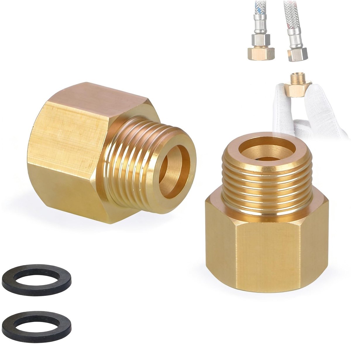 Solidchoice - Reducer Adapter voor Slangen en Kranen