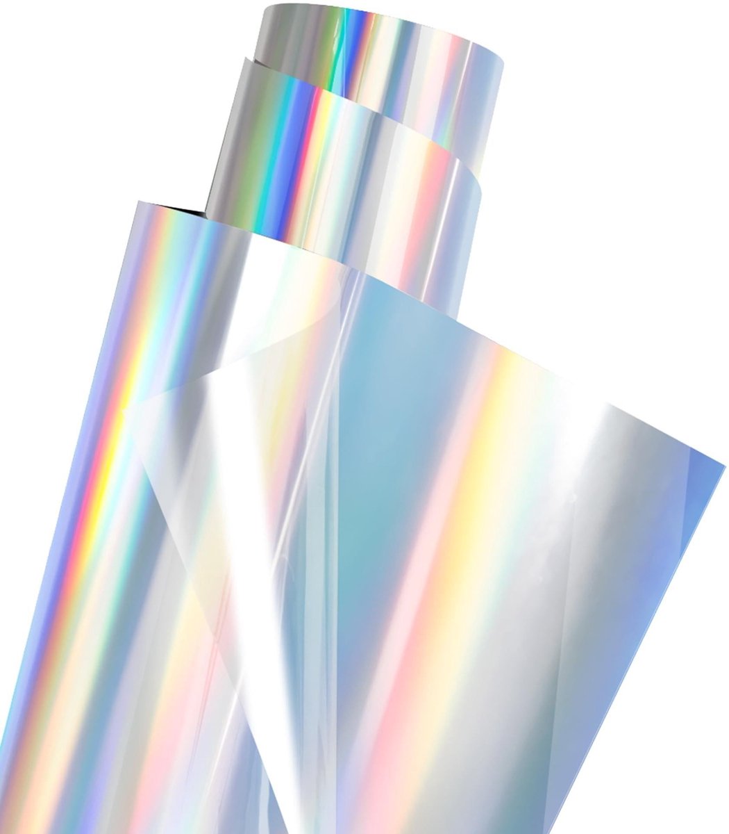 Solidchoice - Holografische HTV Textielfolie 30,5 cm x 1,83 m voor Creatieve Projecten