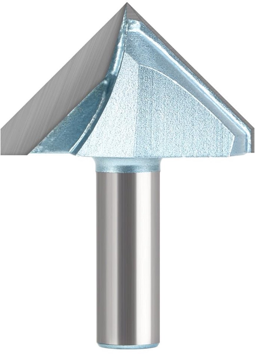Solidchoice - V-Groove Frees met 90 Graden Schacht 12.7mm voor Paneelbewerking