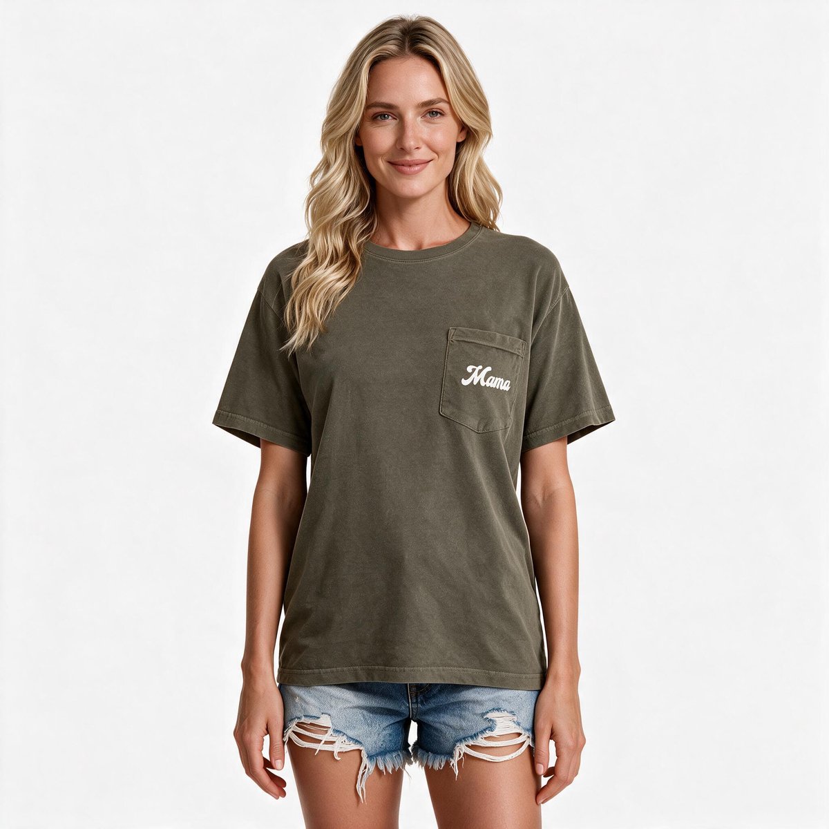 Imily Bela Dames Oversized T-shirt met Borstzak