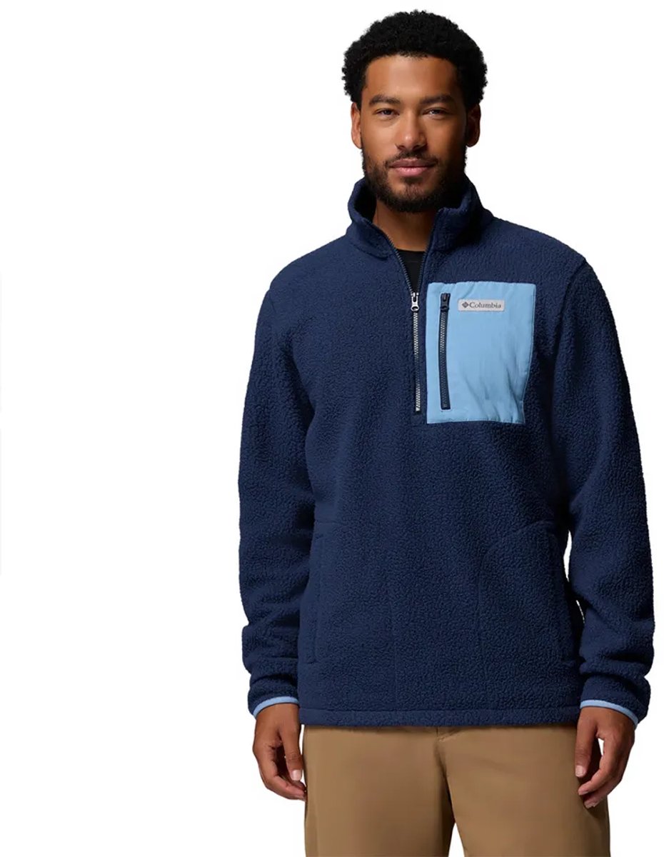 Columbia Jasper Ridge™ Pebbled Fleece Met Halve Rits Man Marineblauw