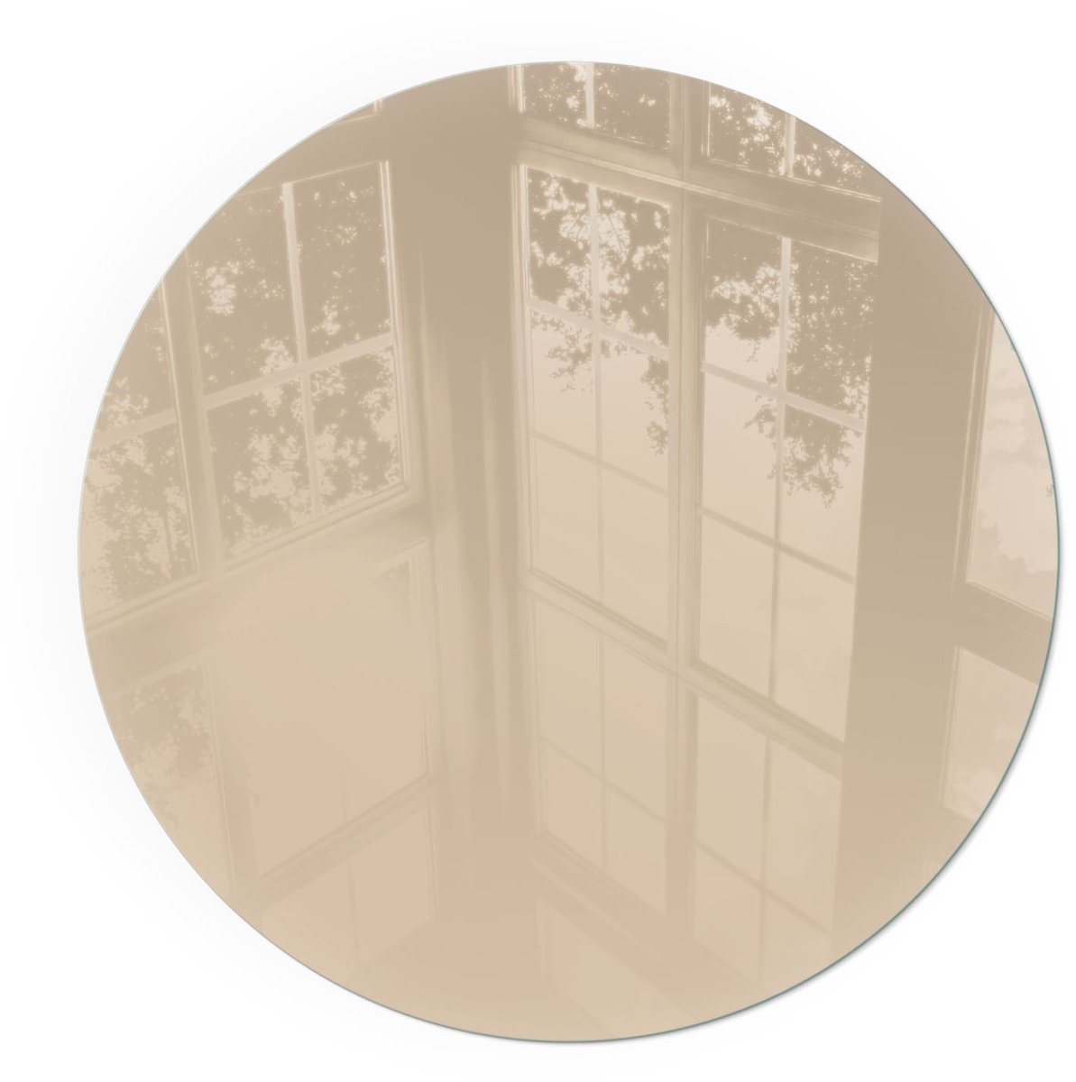 ArtPrintCave - Plaat onder houtkachel - 80x80cm - Vloerplaat voor kachel - Kachel vloerplaat Beige - Vloerplaat openhaard
