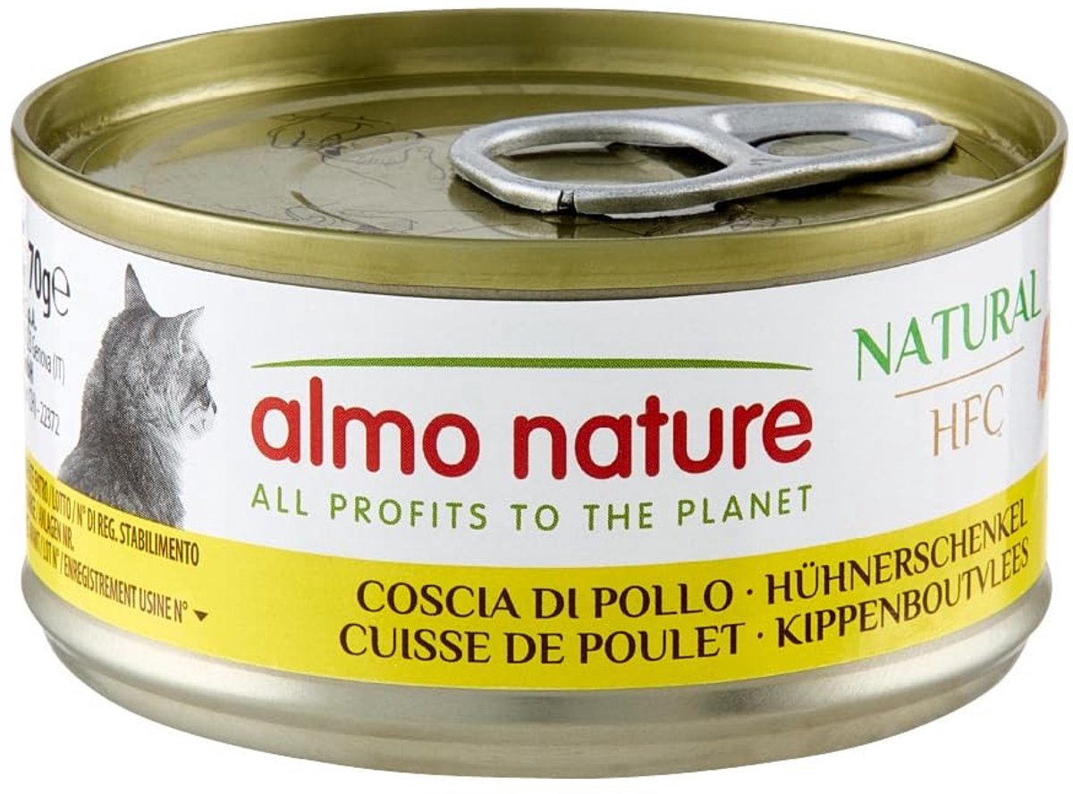 Solidchoice - HFC Natuurlijke Kattenvoer met Kippenpoten, 24 x 70g