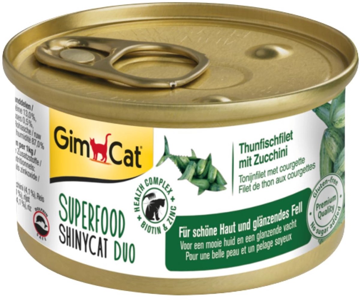 Solidchoice - Kattenvoeding met Tonijn en Courgette in Blikken