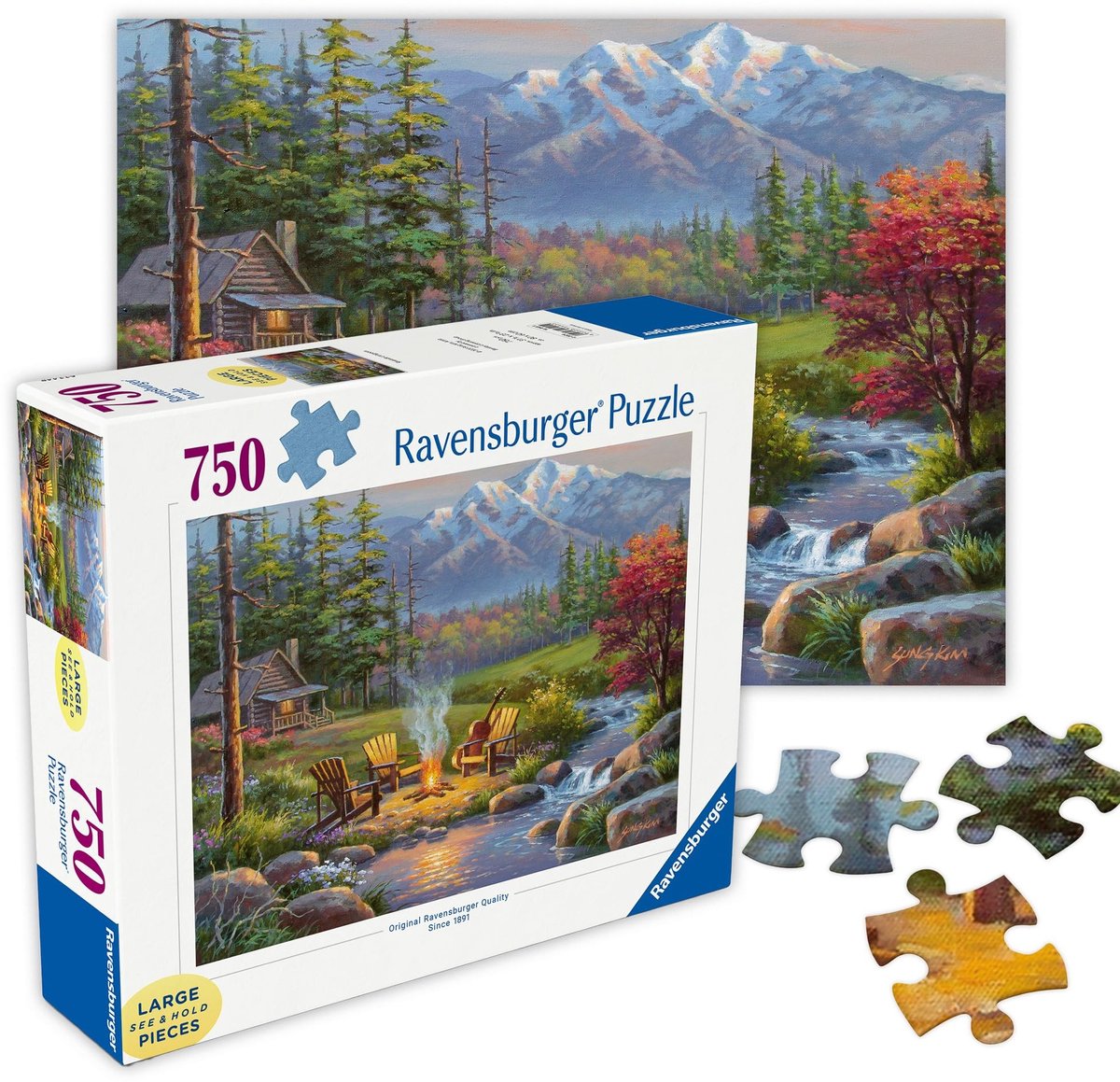 Solidchoice - 500 Delen Puzzel met Grote Stukken