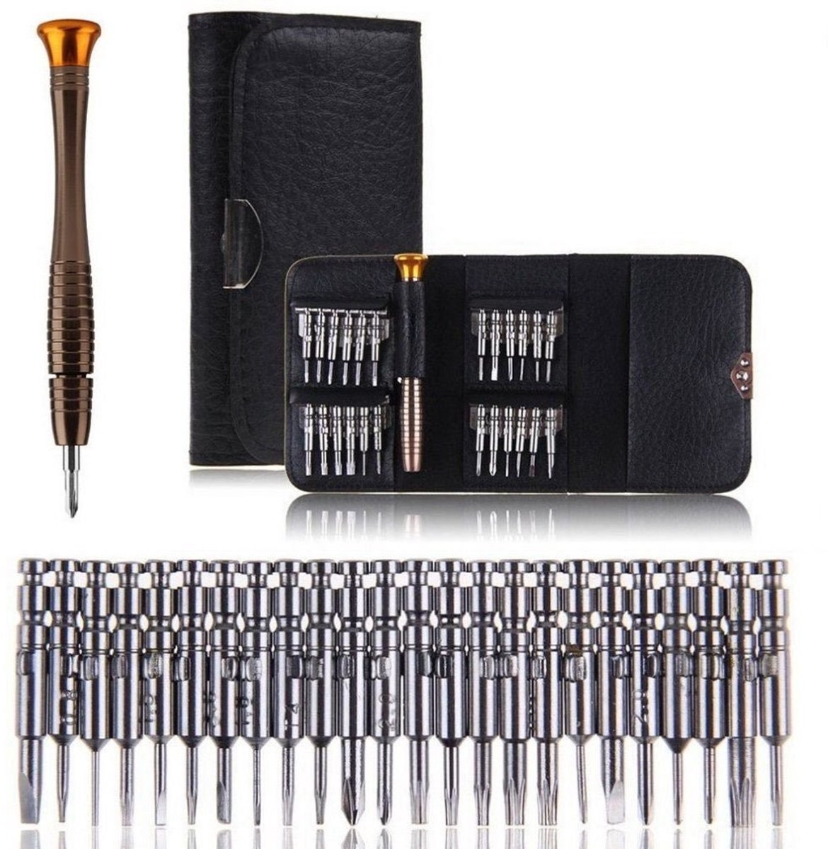 Solidchoice - 25-Delige Mini Schroevendraaier Set voor Precisiewerk