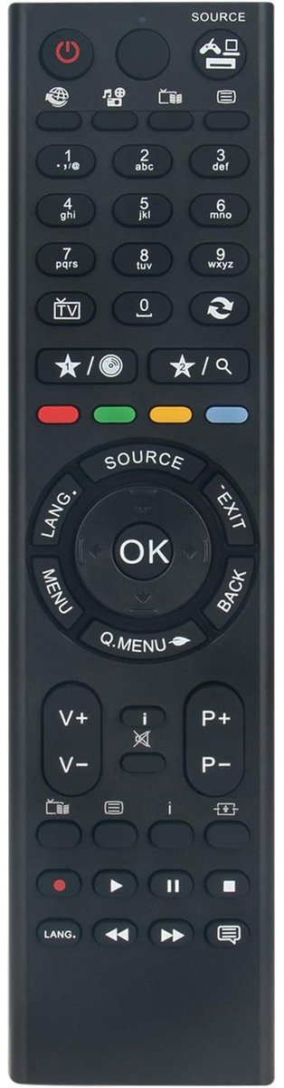 Solidchoice - Vervangende Afstandsbediening voor Televisies