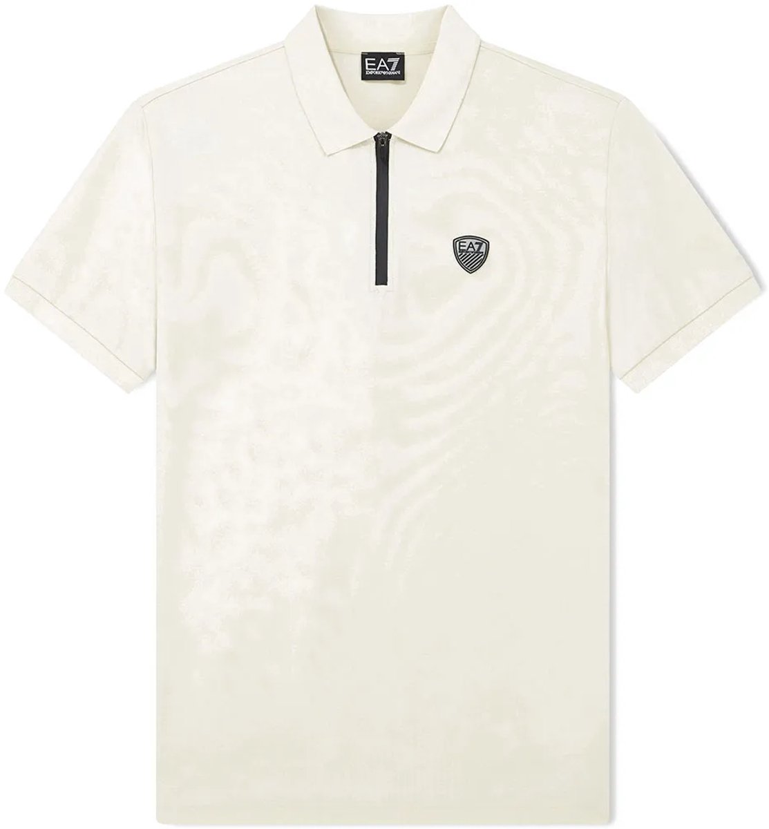 Ea7 Emporio Armani 8npf13_pjrgz Korte Mouw Poloshirt Beige M Man