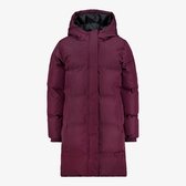 TwoDay lange gewatteerde meisjes winterjas bordeaux - Rood - Maat 140