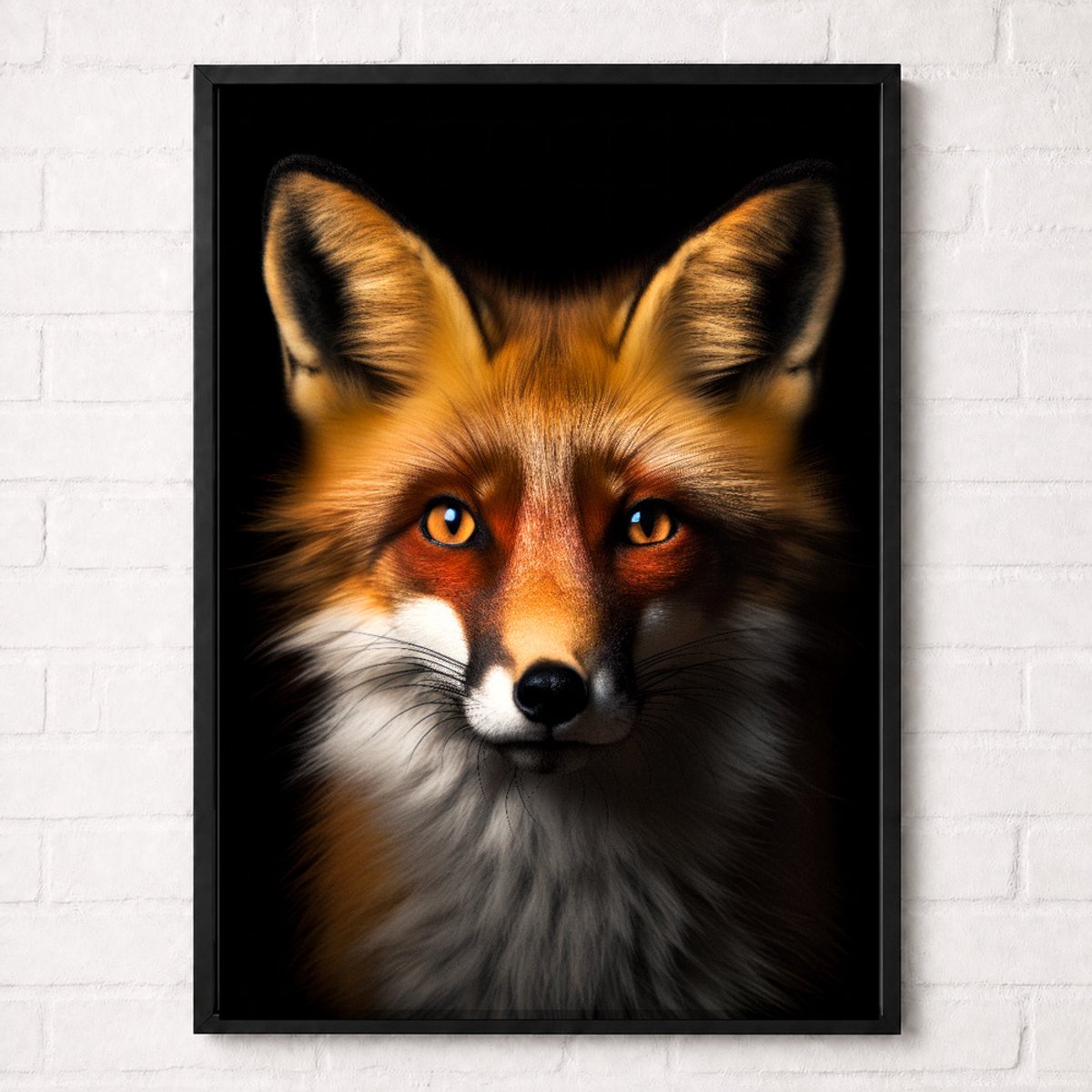 Vos Poster - Wildlife Portrait Collection - Dieren Posters - A2+ 43,2 x 61 cm